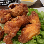 Broken Rice with Fried Fish Sauce Chicken Thigh